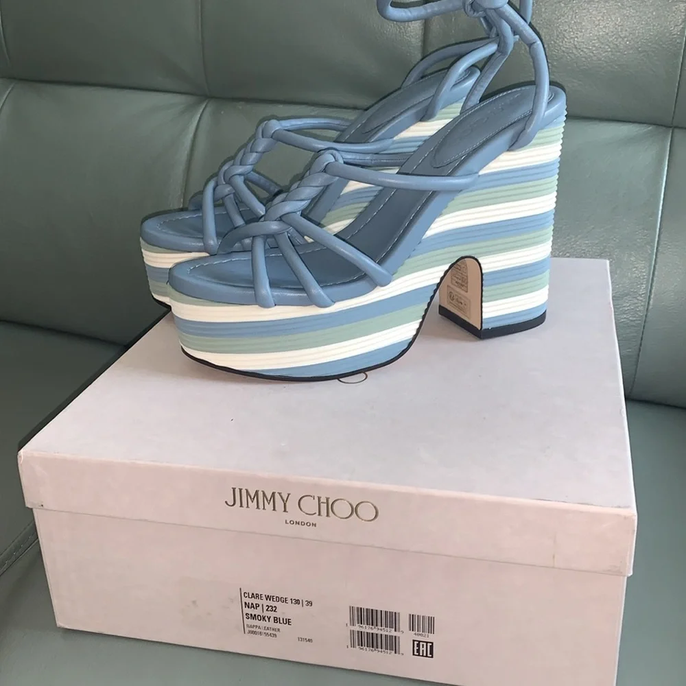 Jimmy Choo NWT Clare Platform Sandal - Picture 12 of 15